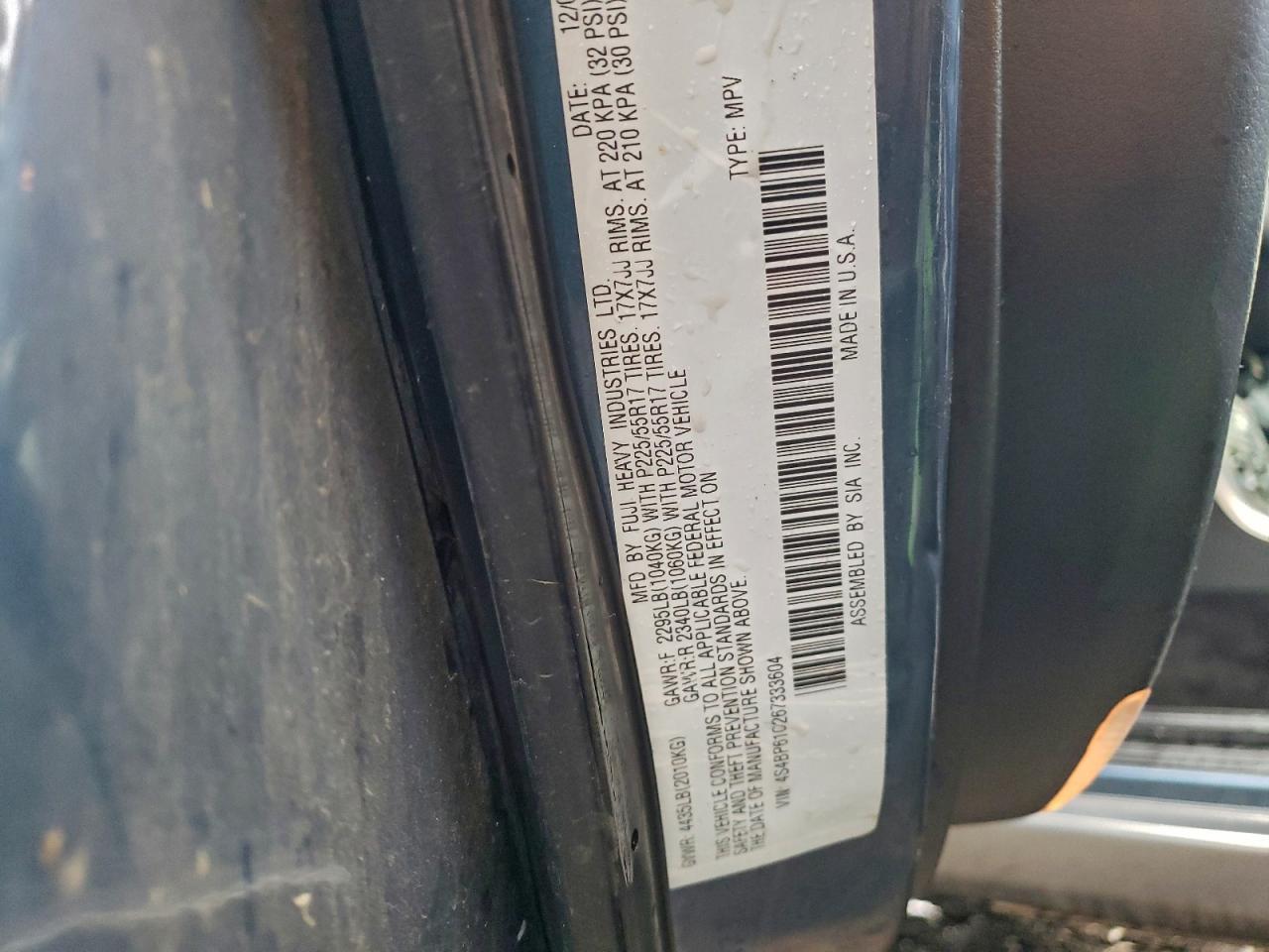 2006 SUBARU Legacy
