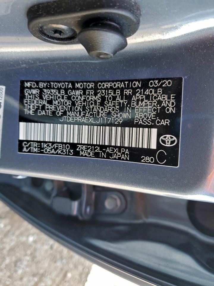2020 TOYOTA COROLLA