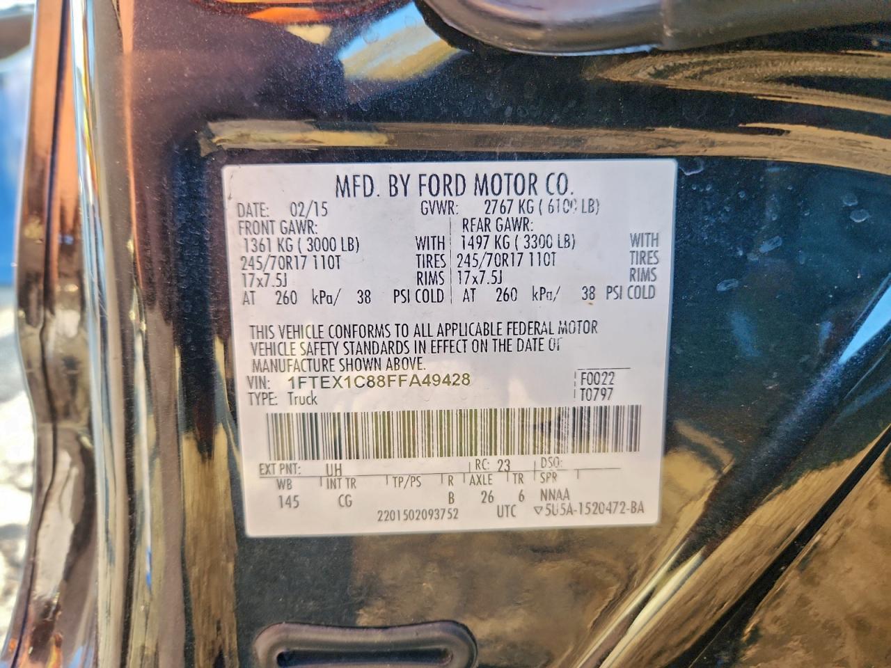 2015 FORD F-150