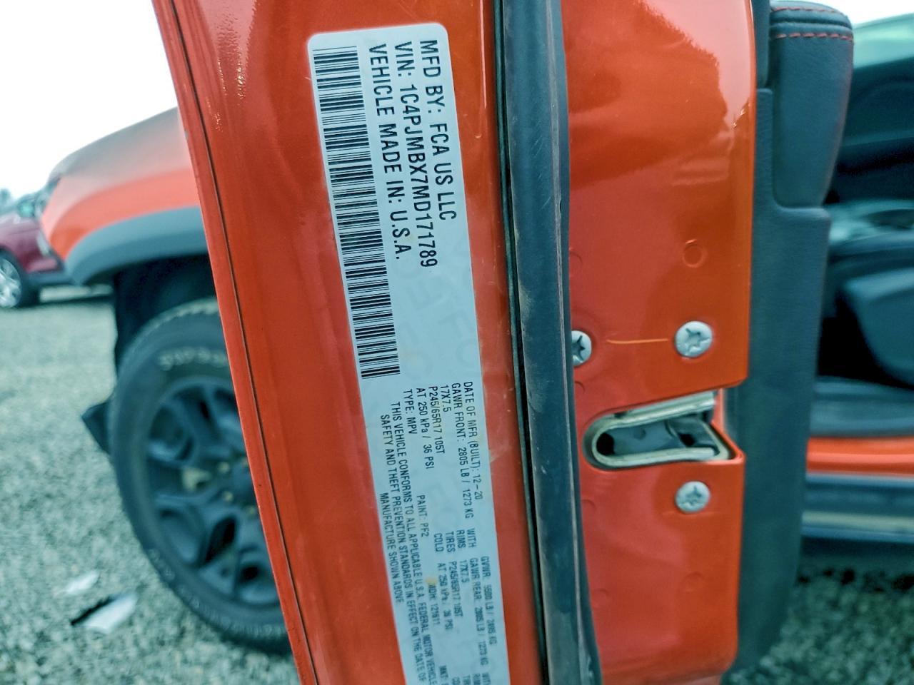 2021 JEEP CHEROKEE