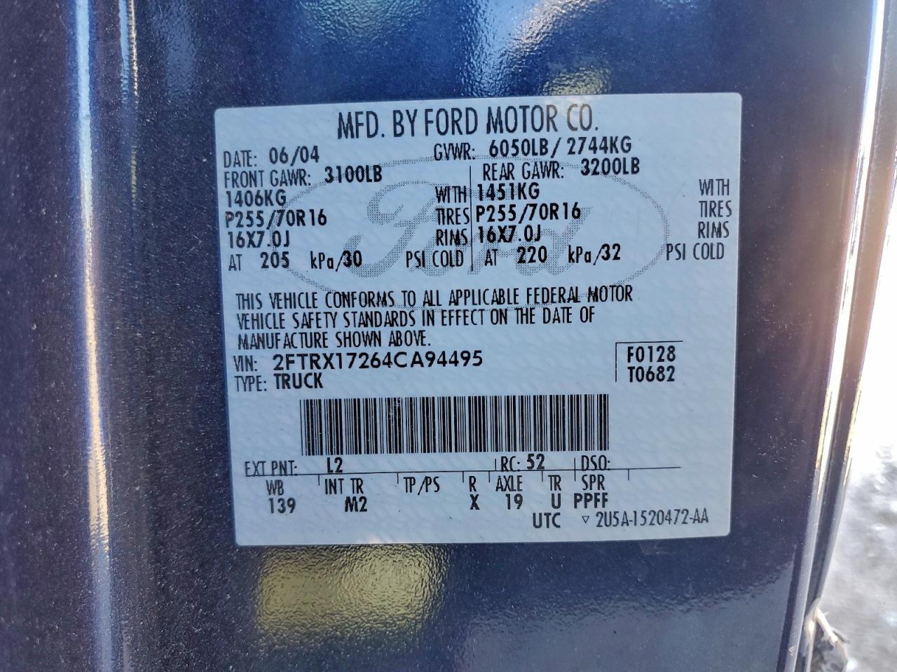 2004 FORD F-150