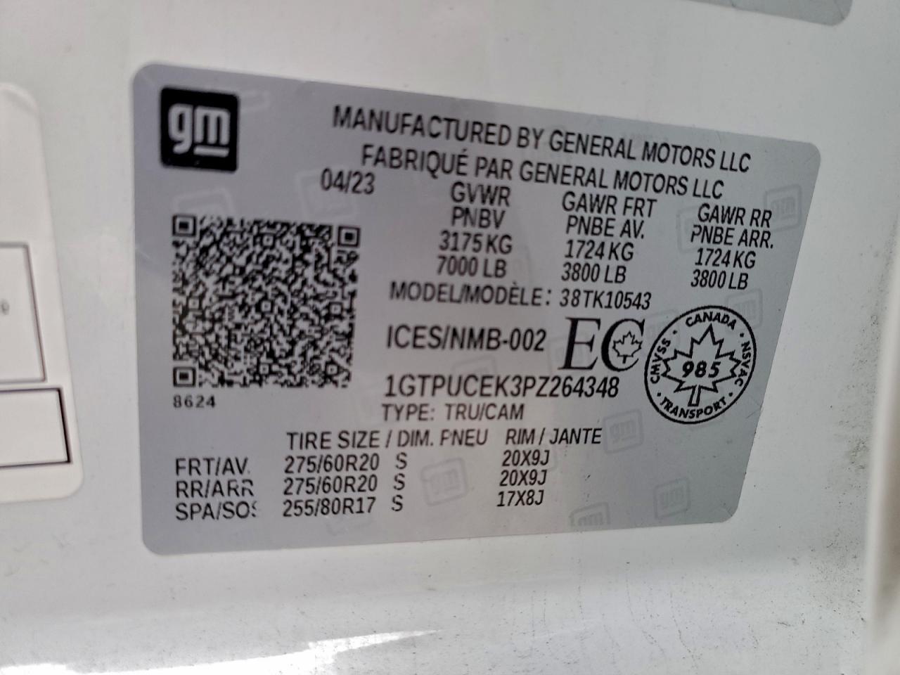 2023 GMC Sierra