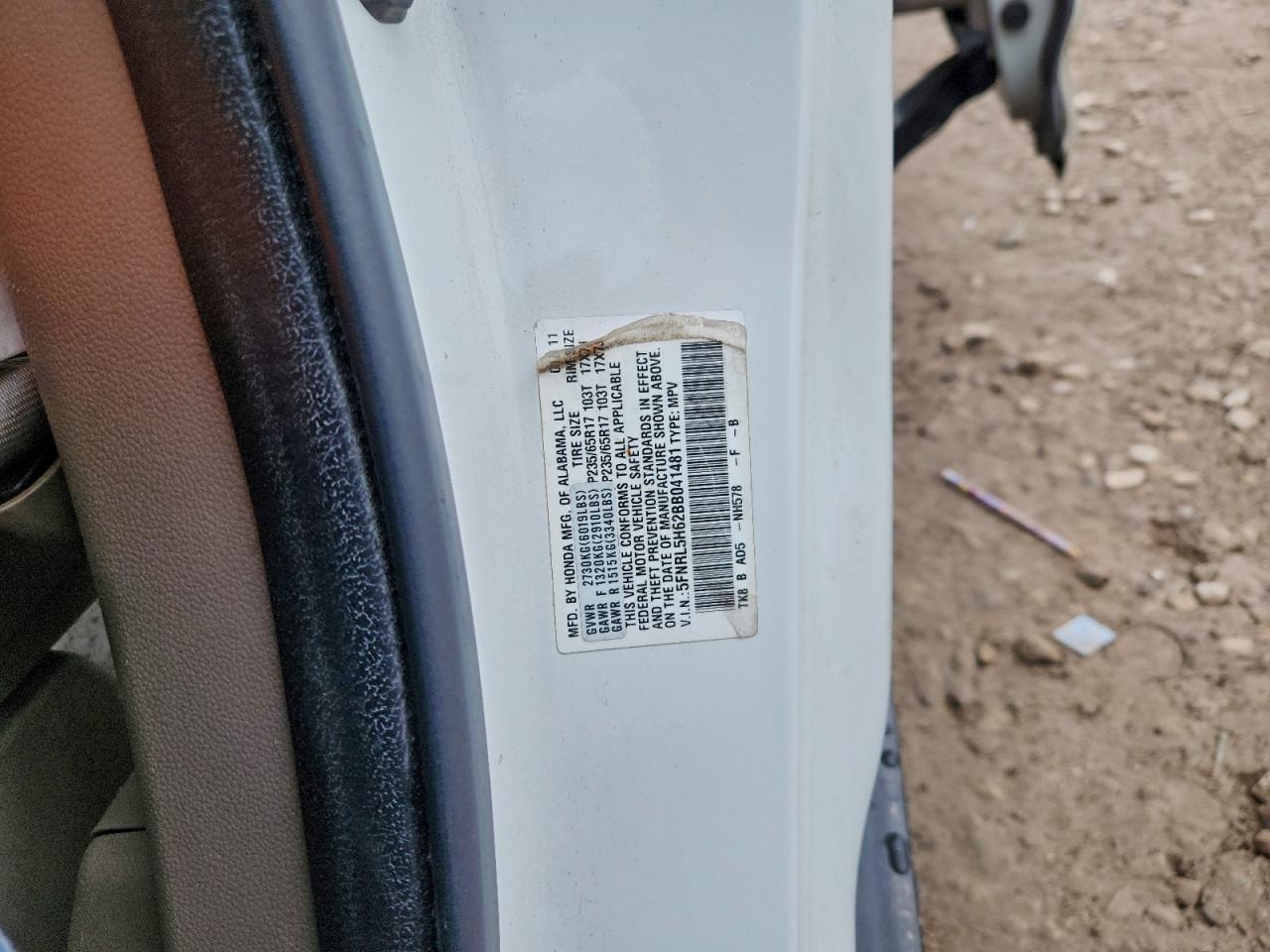 2011 HONDA ODYSSEY