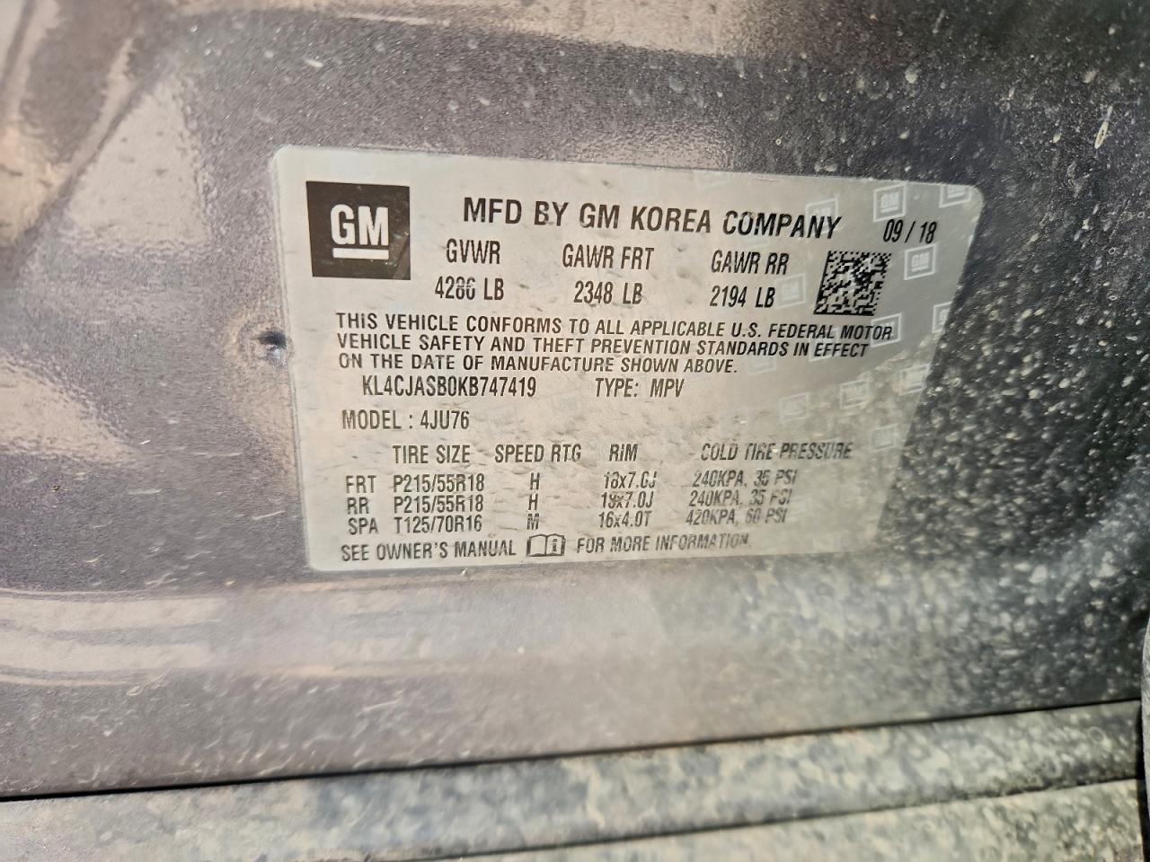 2019 BUICK ENCORE