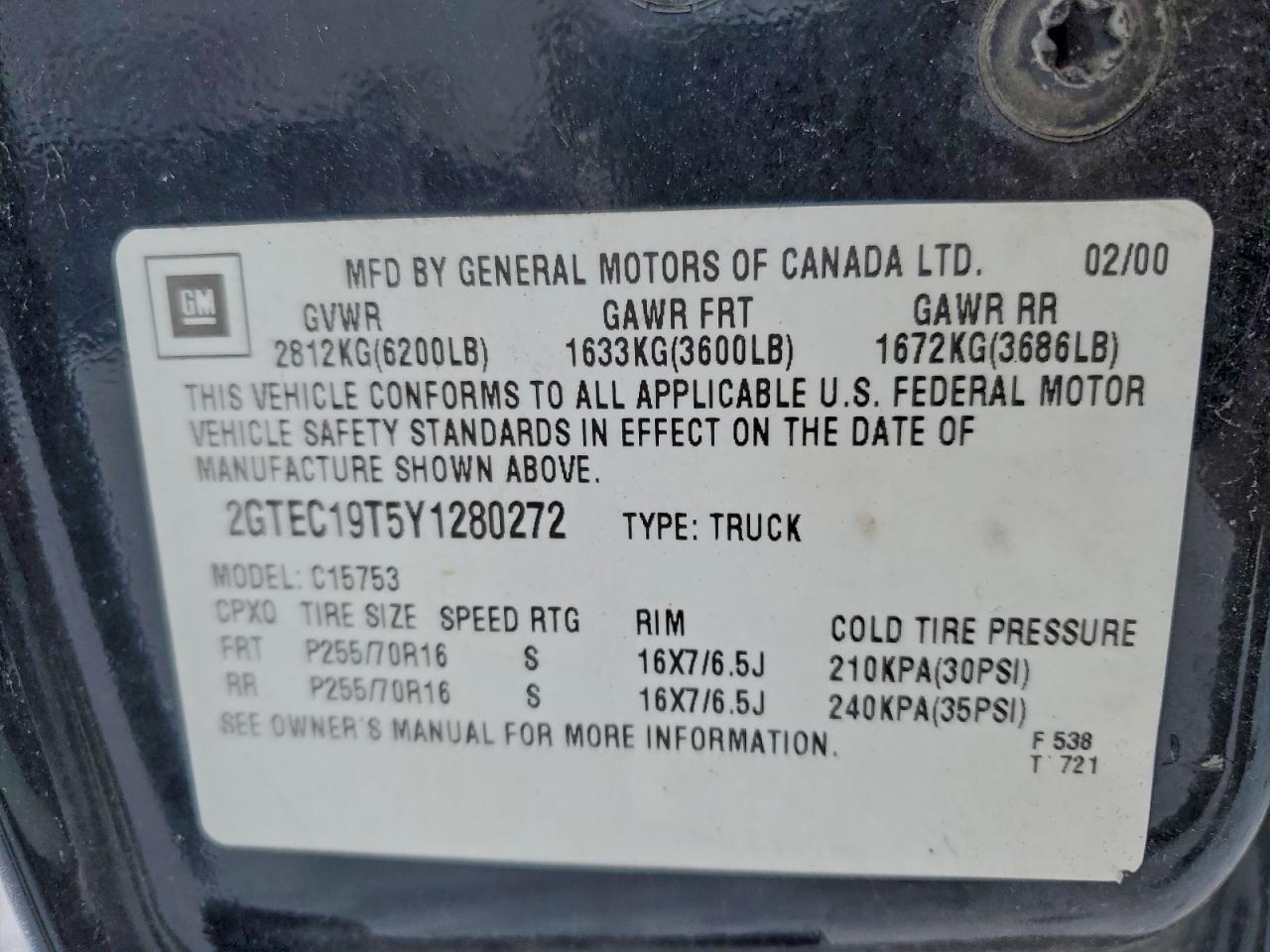 2000 GMC Sierra