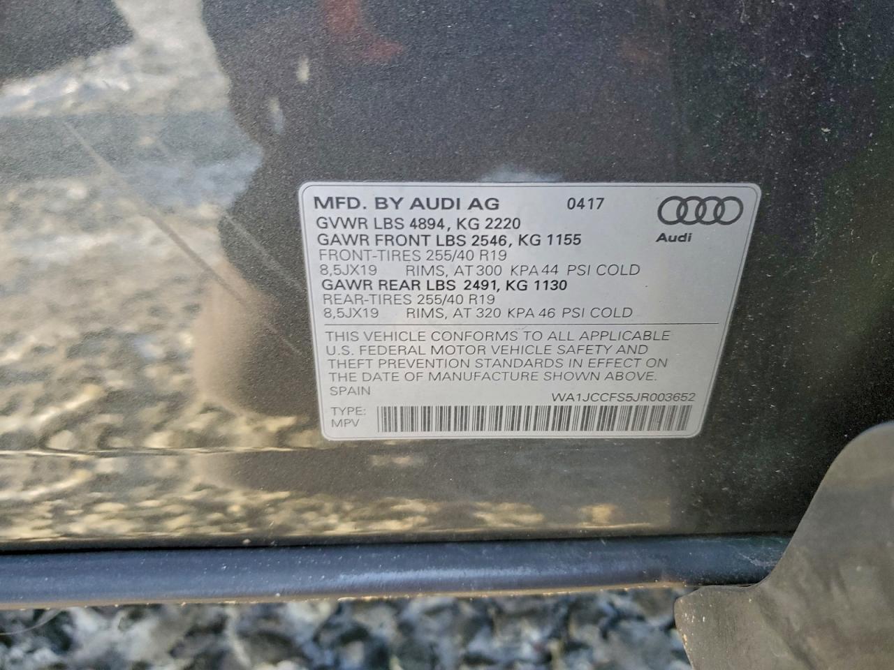2018 AUDI Q3