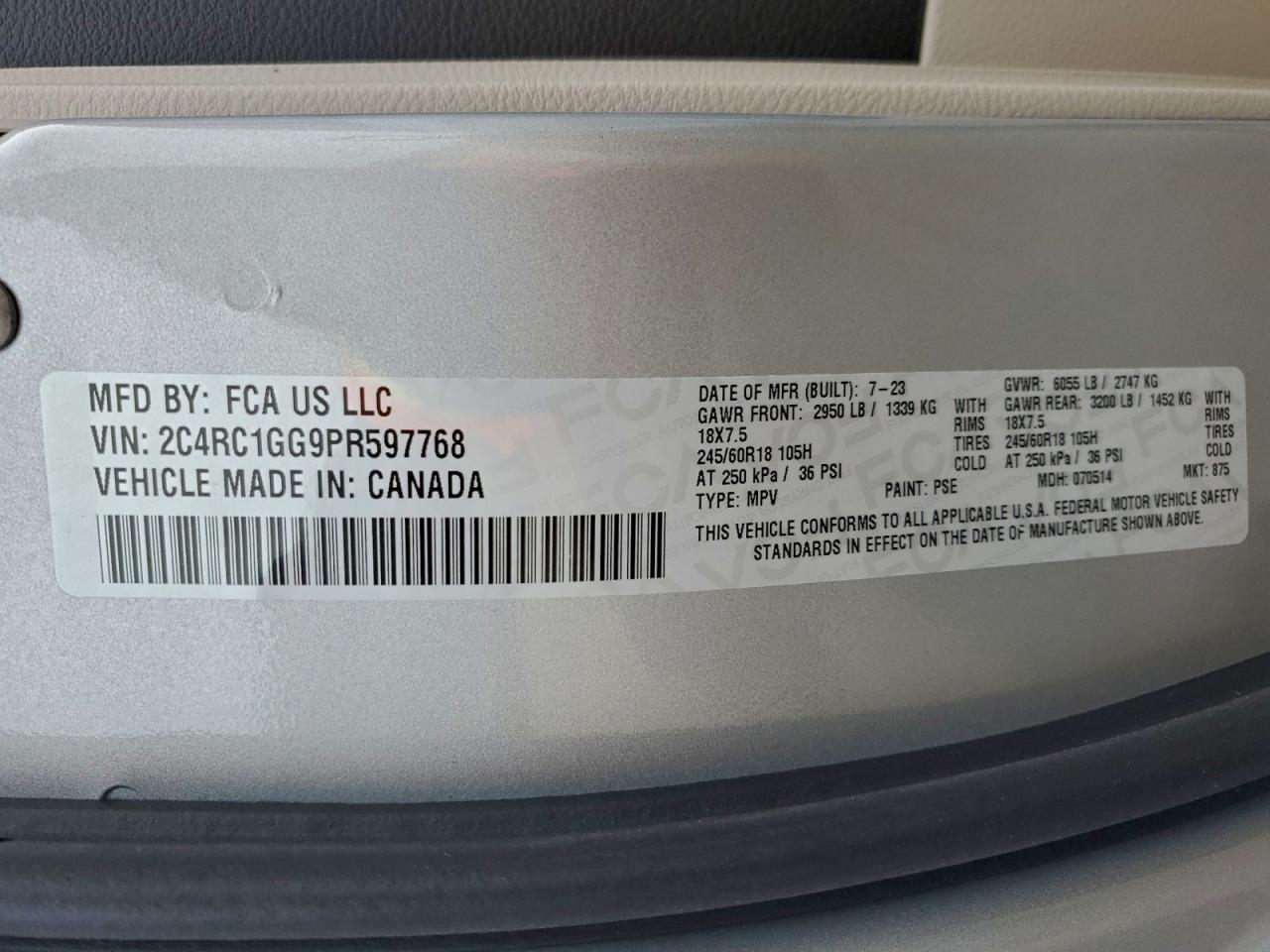 2023 CHRYSLER Pacifica