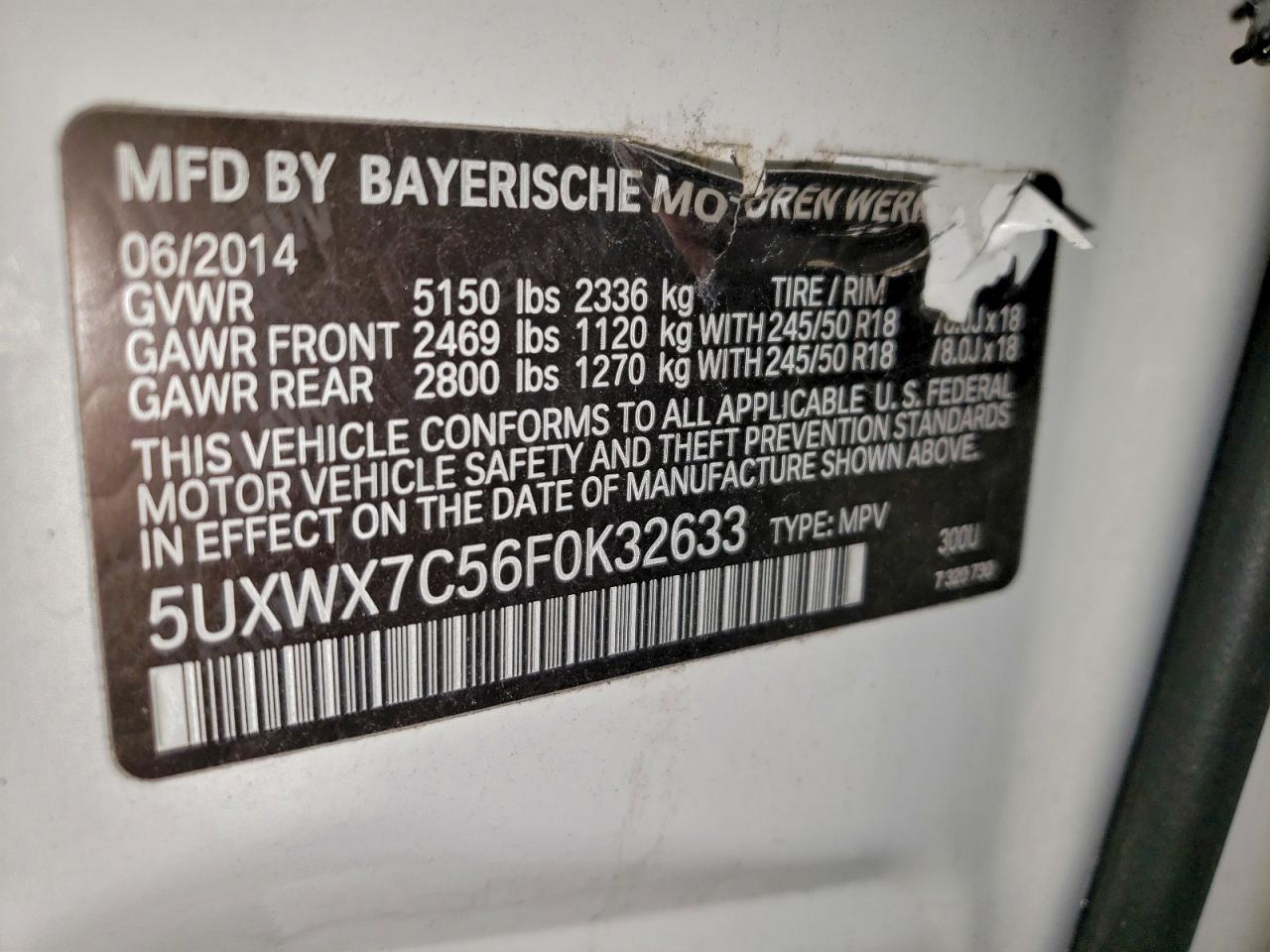 2015 BMW X3