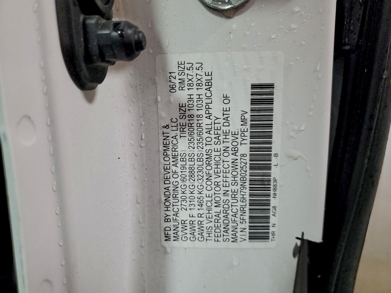 2022 HONDA ODYSSEY