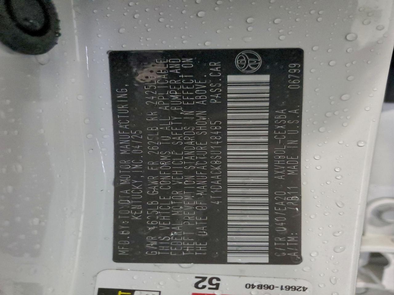 2025 TOYOTA CAMRY