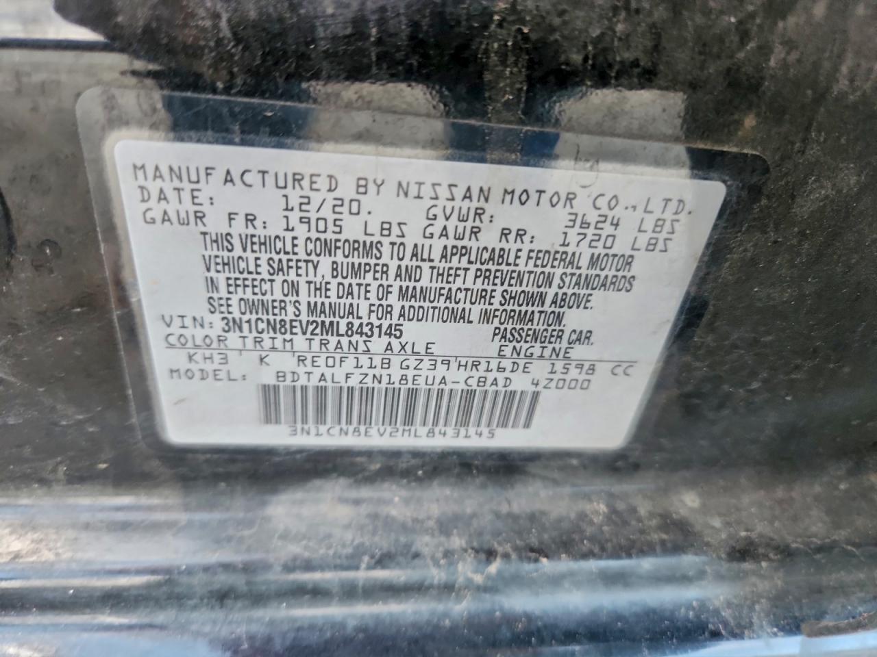 2021 NISSAN VERSA
