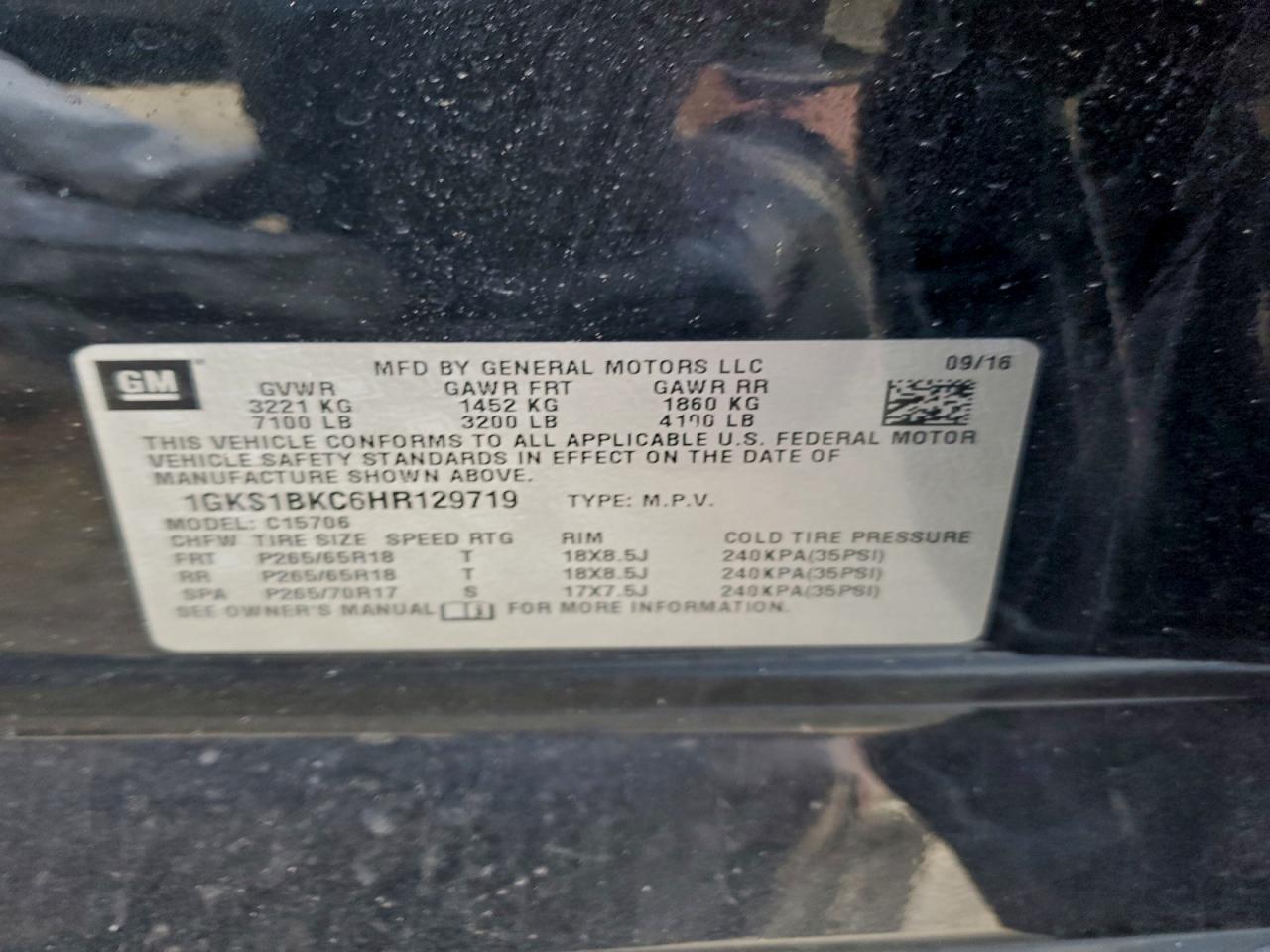 2017 GMC Yukon
