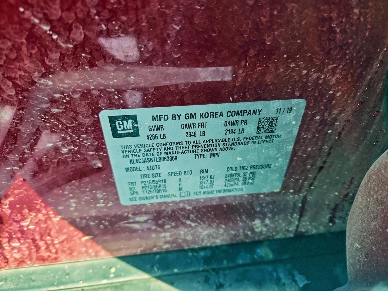 2020 BUICK ENCORE