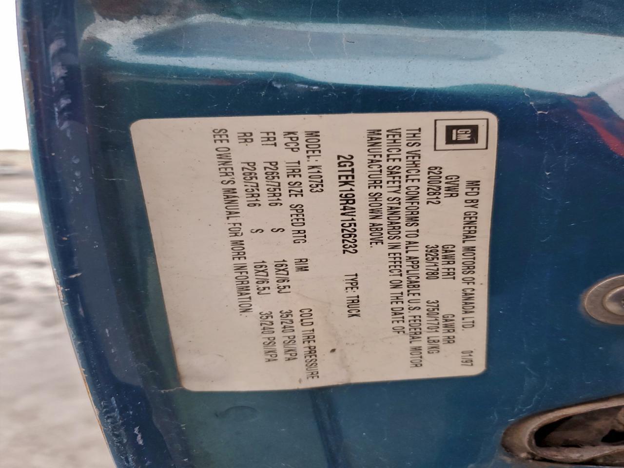1997 GMC Sierra