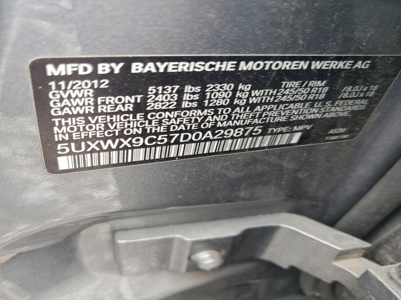 2013 BMW X3