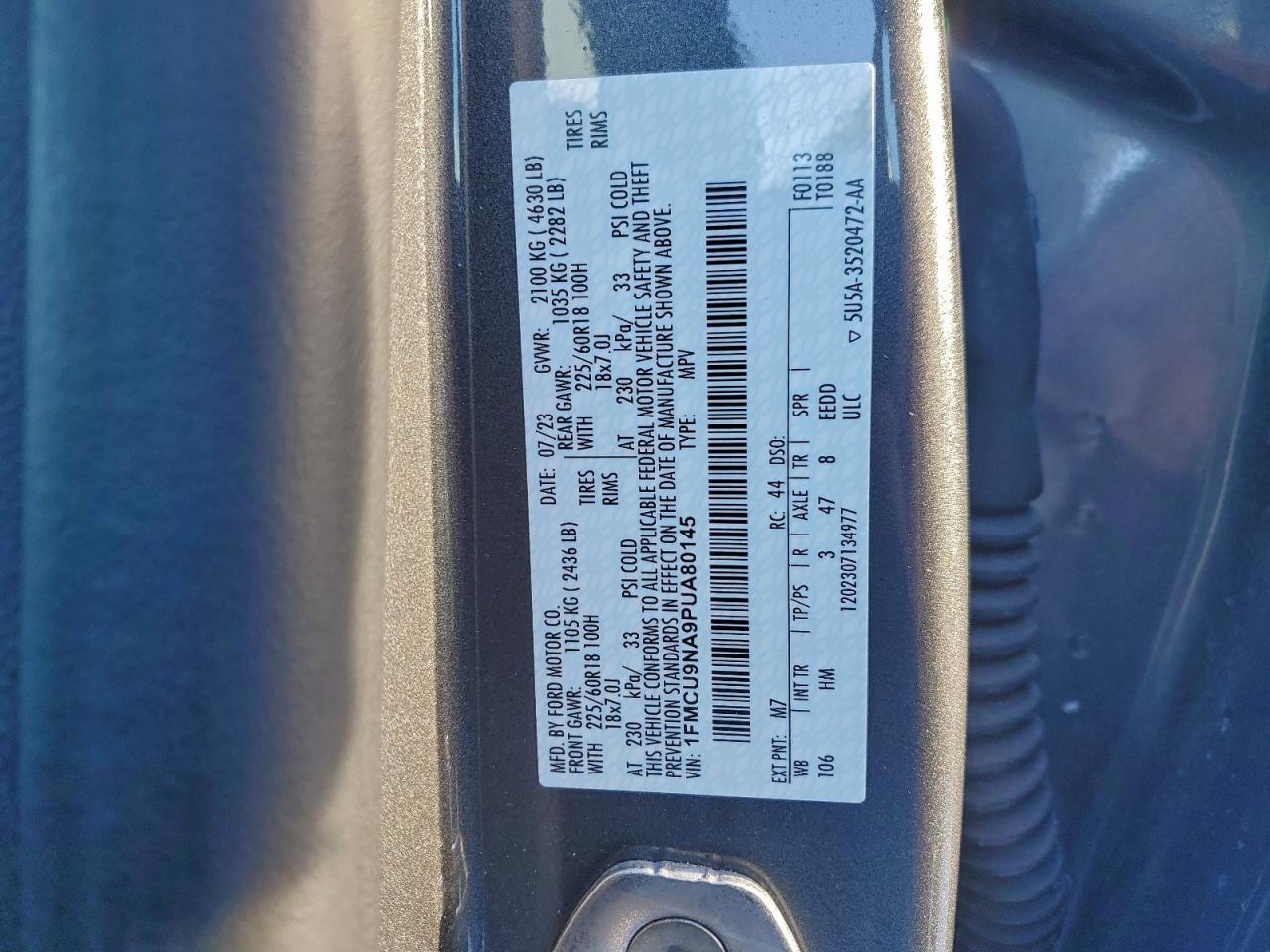 2023 FORD ESCAPE