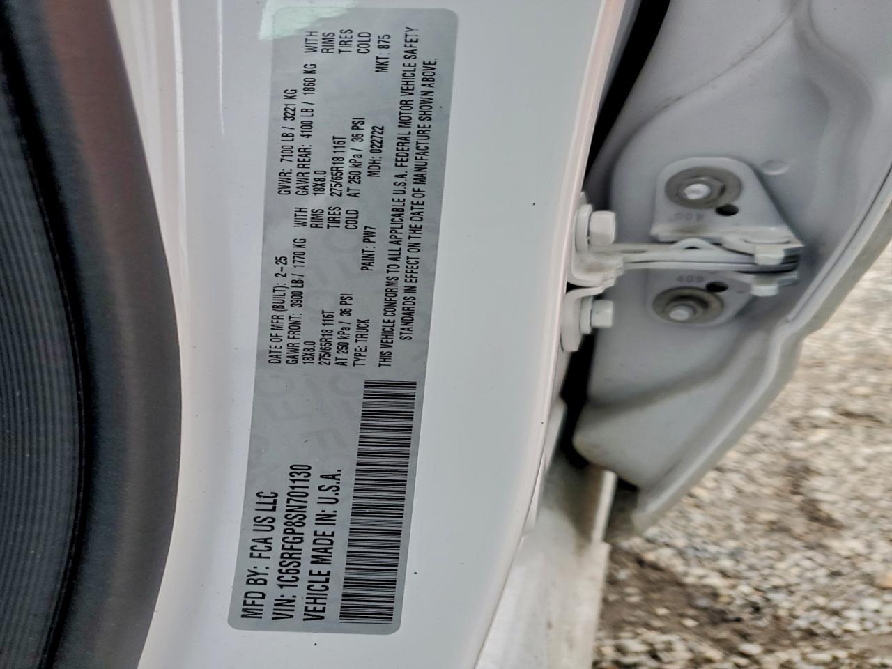 2025 RAM 1500