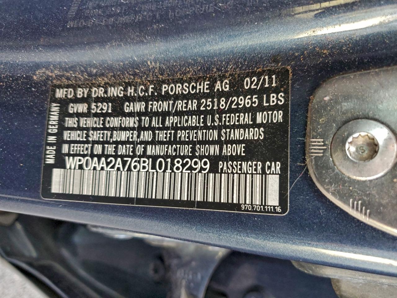 2011 PORSCHE Panamera
