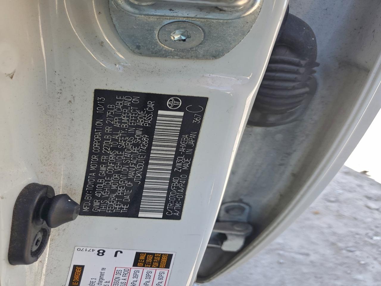 2014 TOYOTA PRIUS