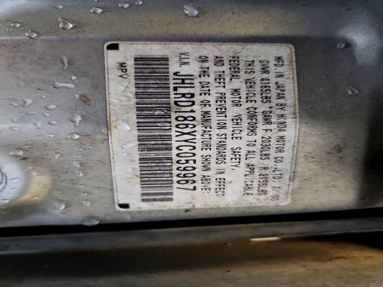 2000 HONDA CR-V