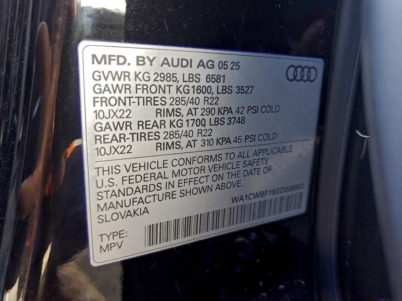 2025 AUDI SQ8