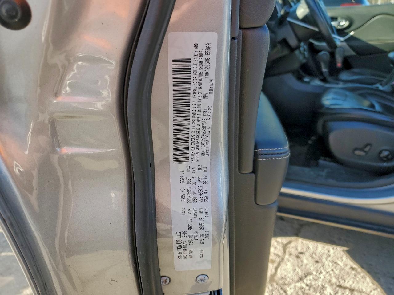 2017 JEEP CHEROKEE