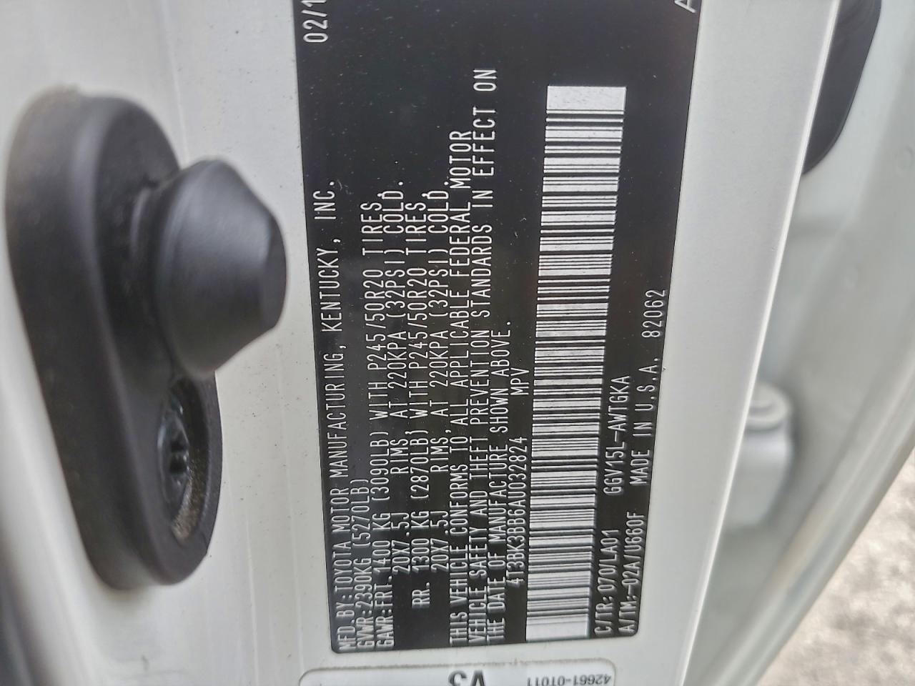 2010 TOYOTA VENZA