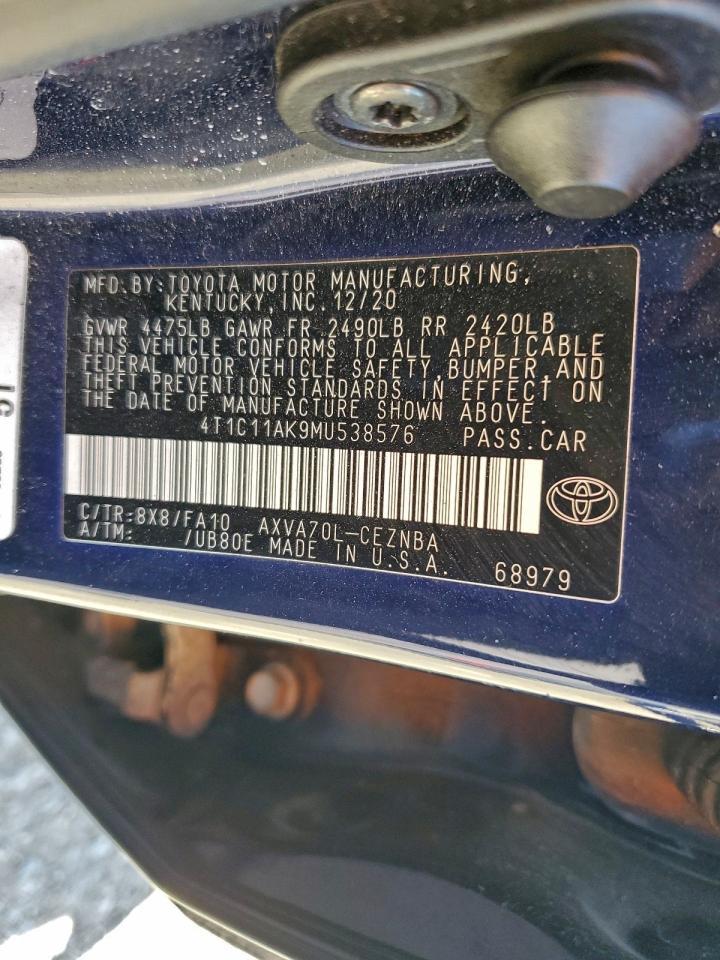 2021 TOYOTA CAMRY