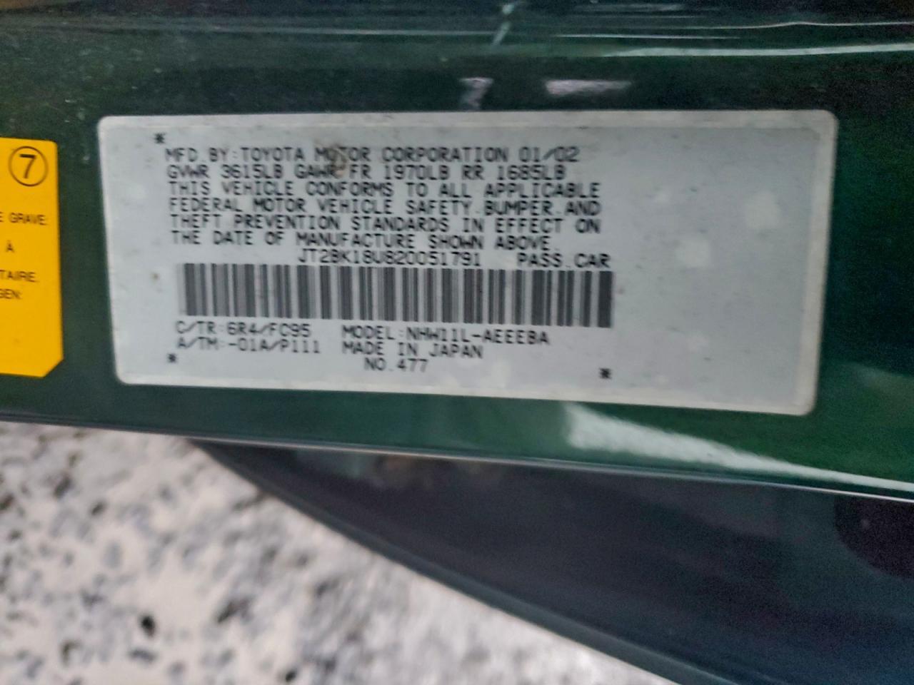 2002 TOYOTA PRIUS