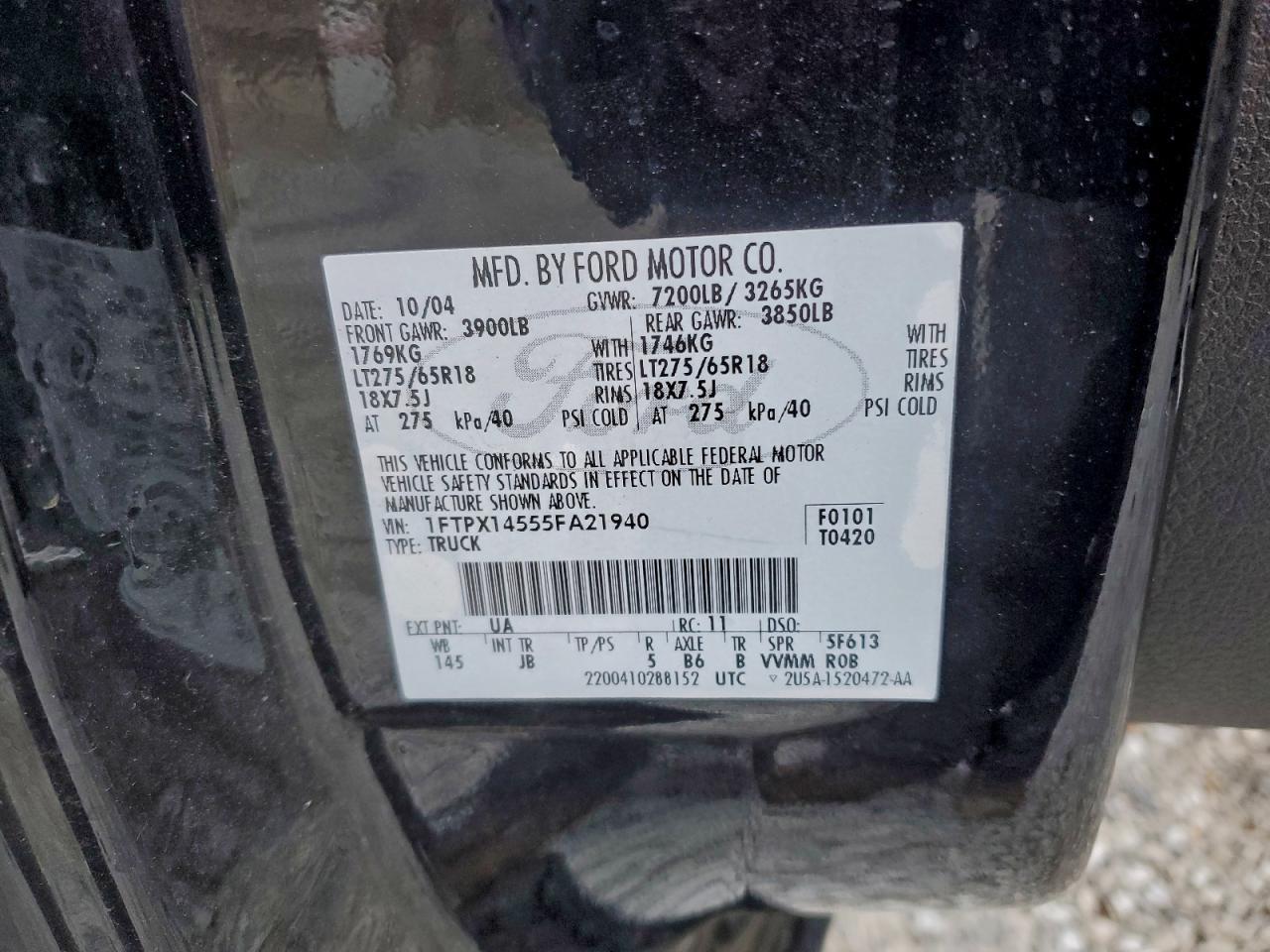 2005 FORD F-150