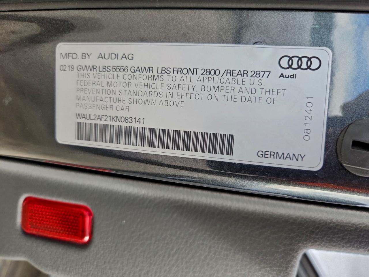 2019 AUDI A6