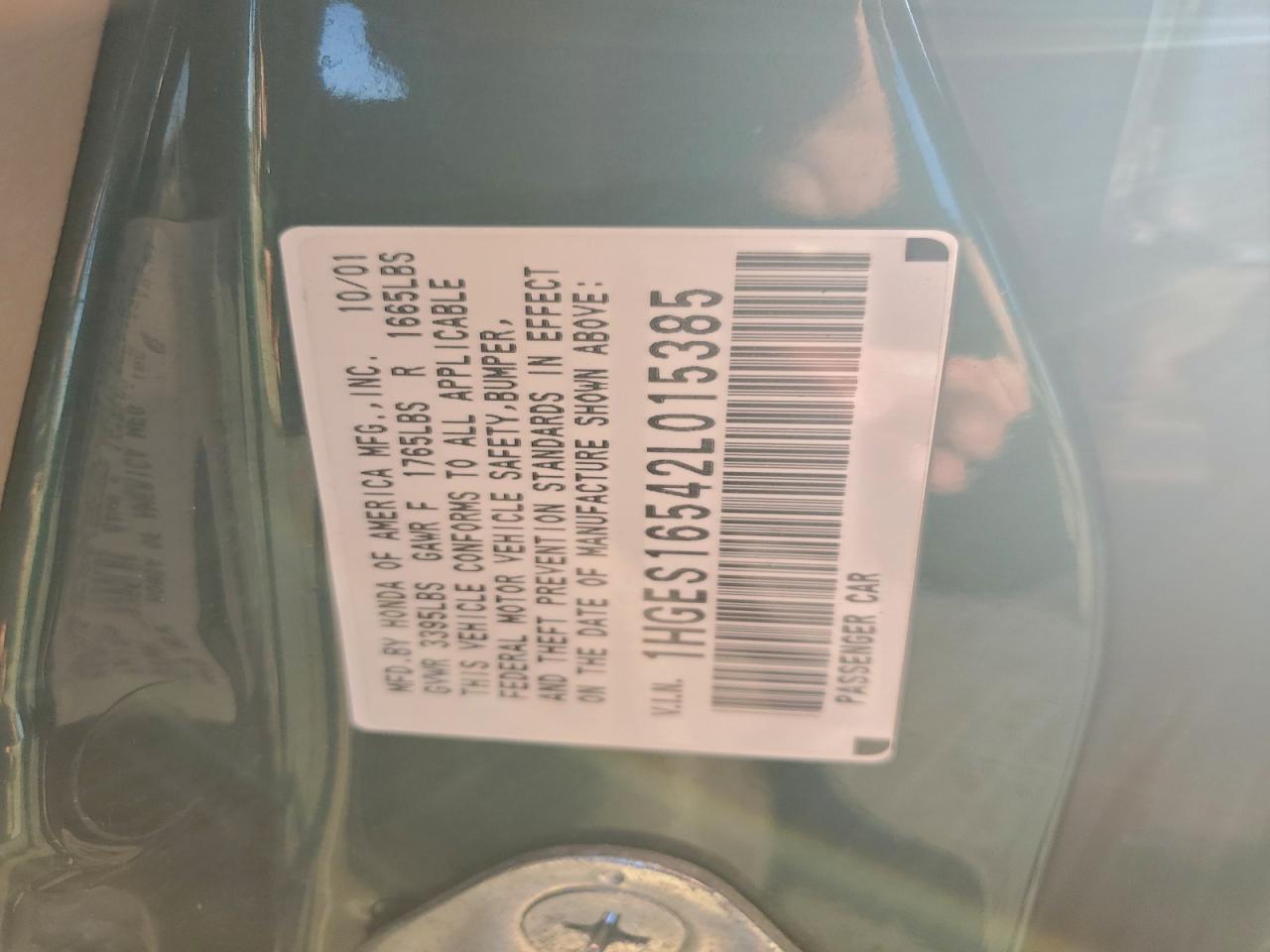 2002 HONDA CIVIC
