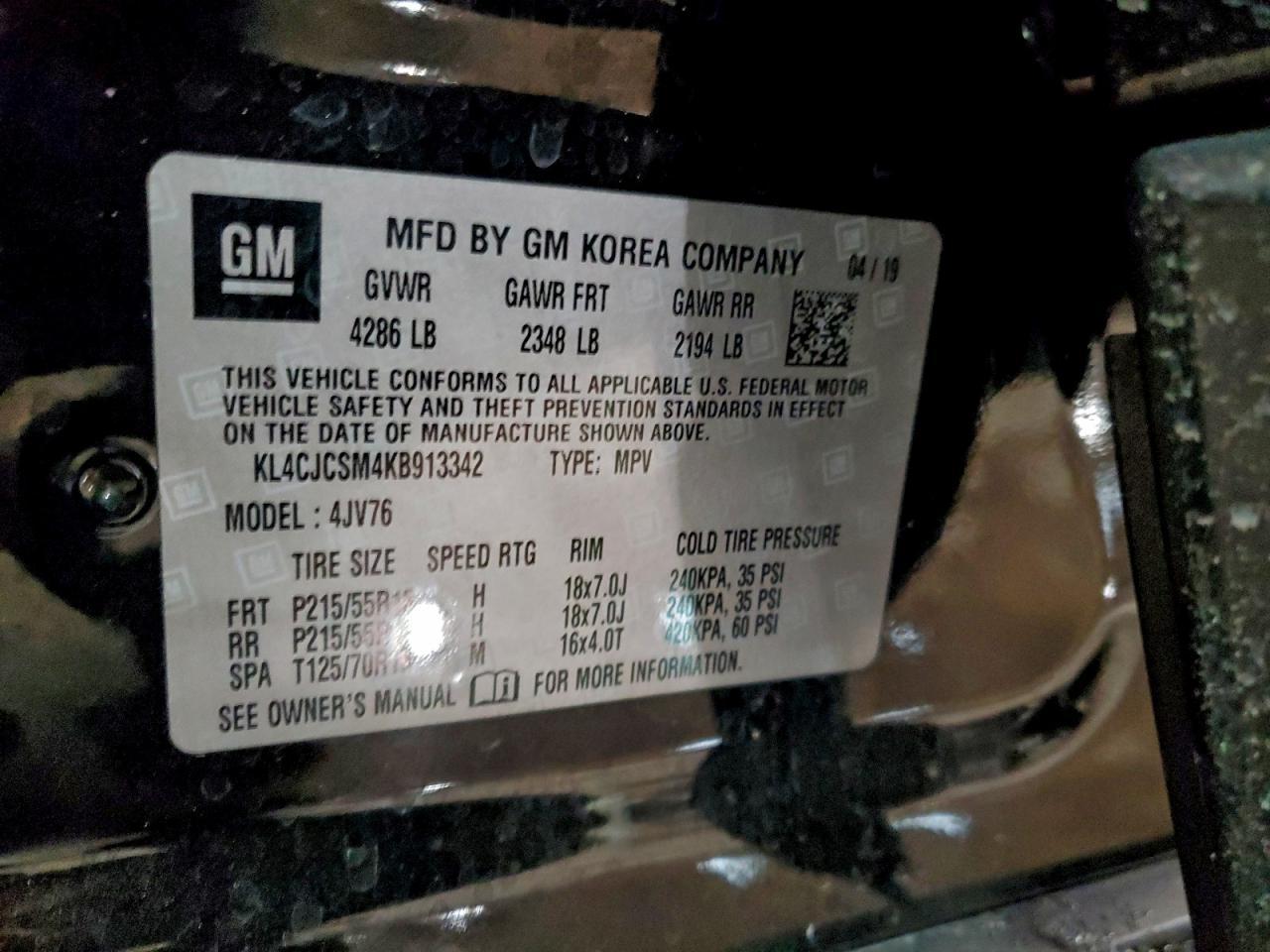 2019 BUICK ENCORE