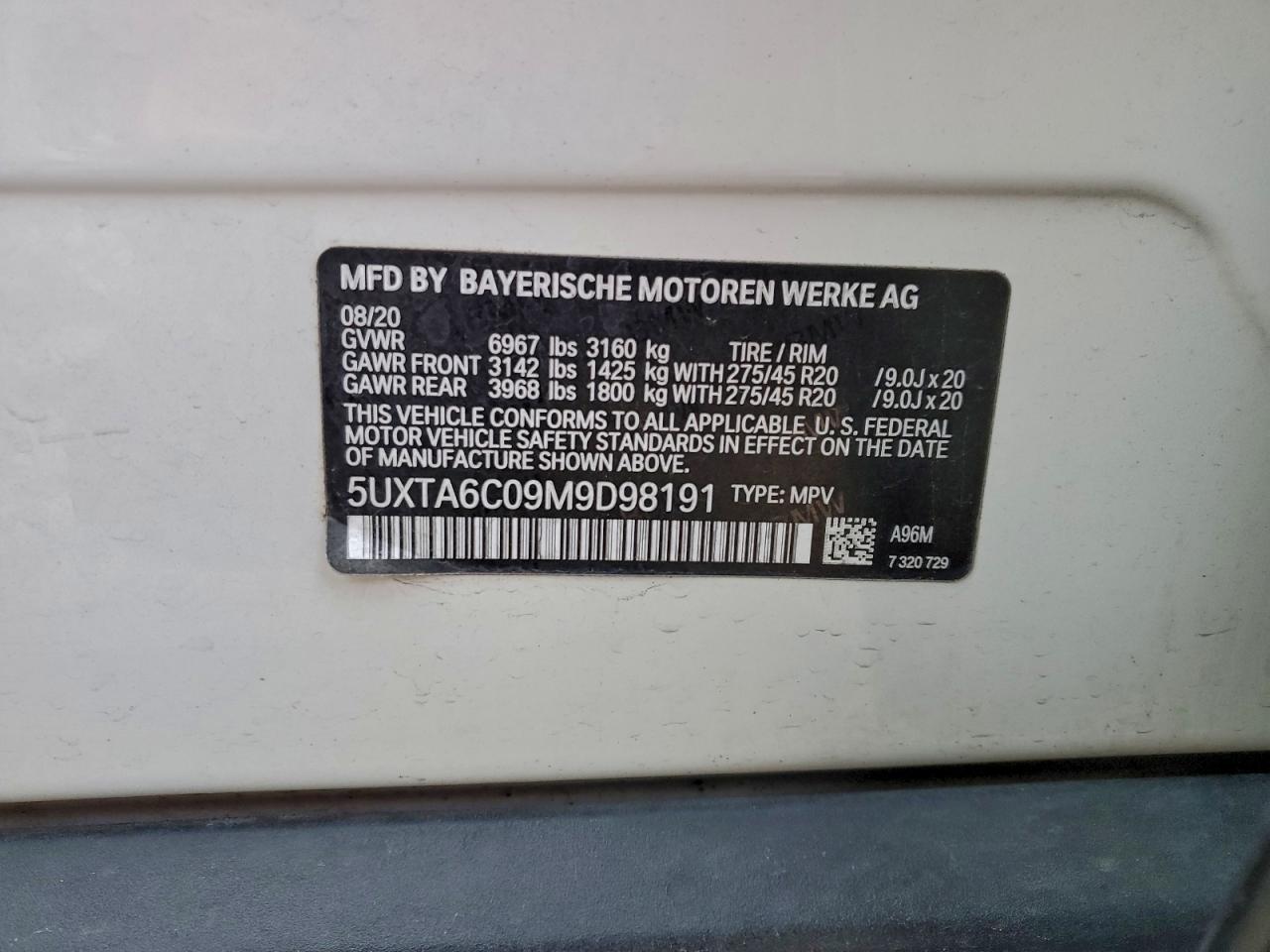 2021 BMW X5
