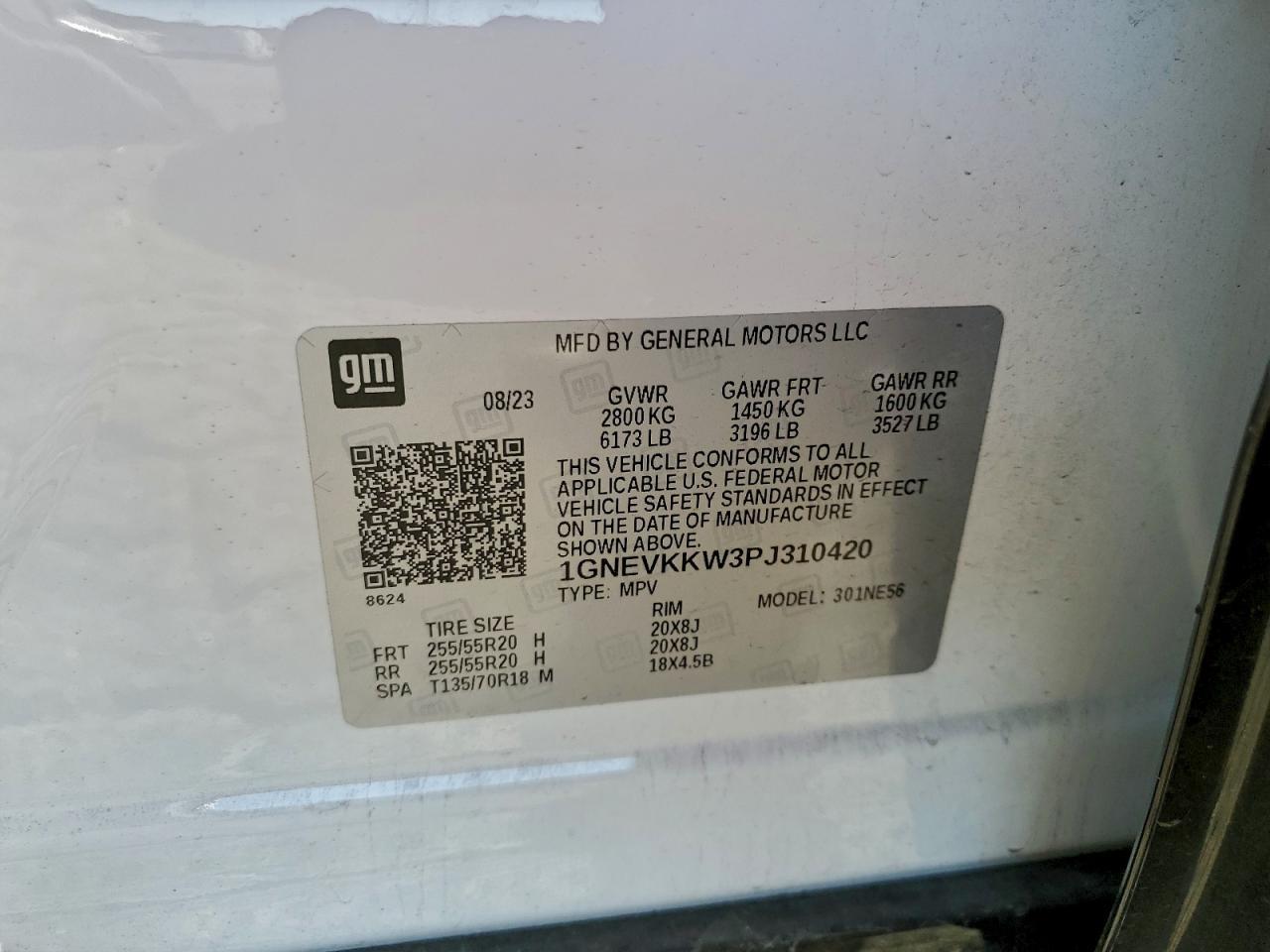 2023 CHEVROLET TRAVERSE