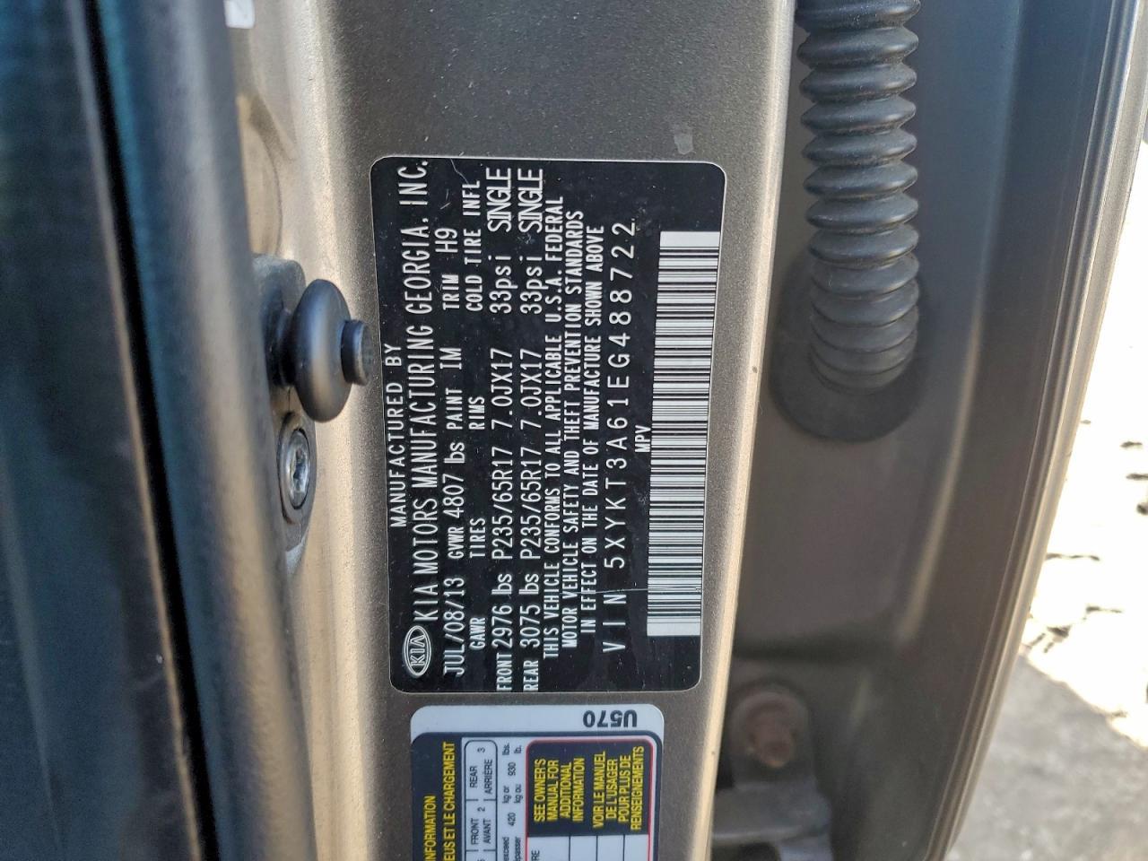 2014 KIA SORENTO