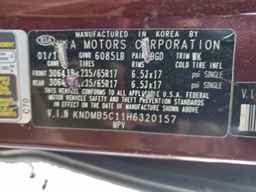 2017 KIA SEDONA