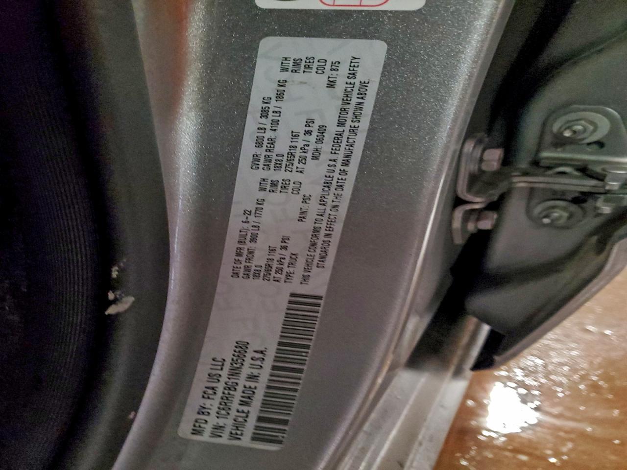 2022 RAM 1500