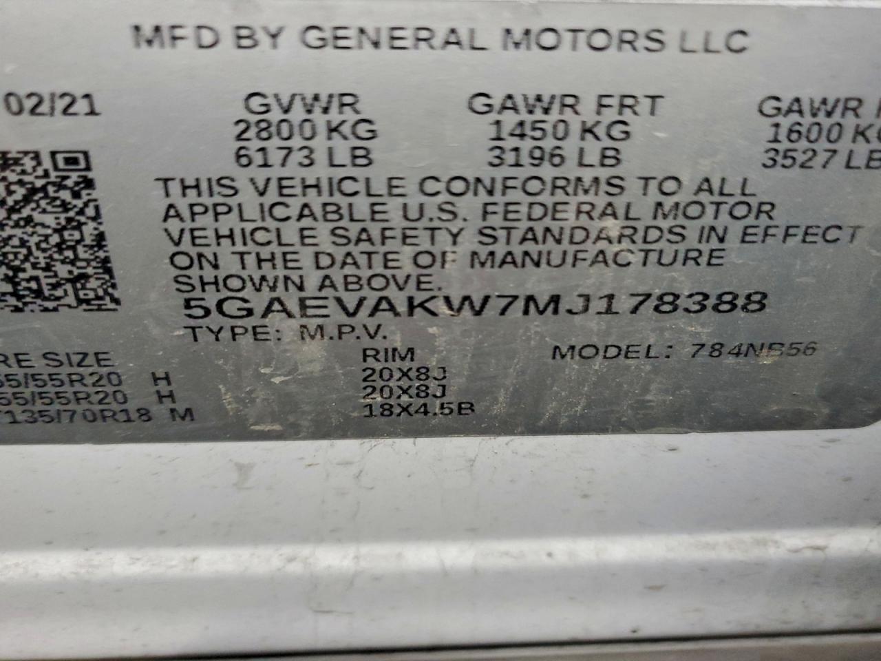 2021 BUICK ENCLAVE
