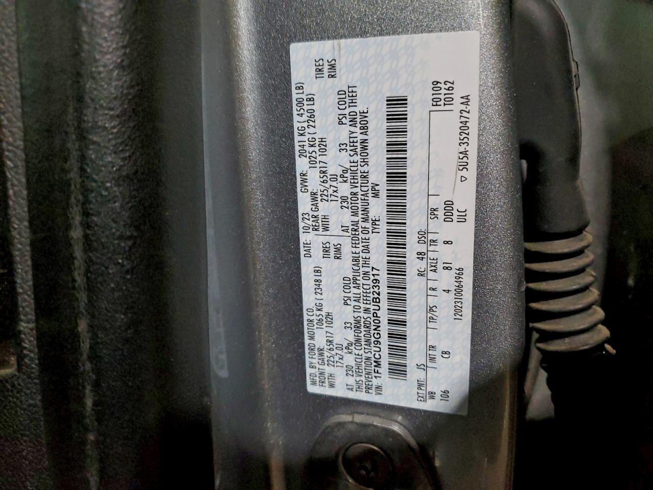 2023 FORD ESCAPE