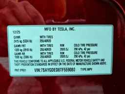 2026 TESLA MODEL Y