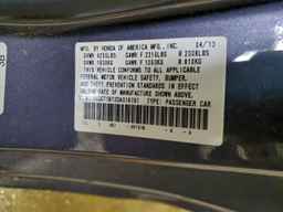2013 HONDA ACCORD