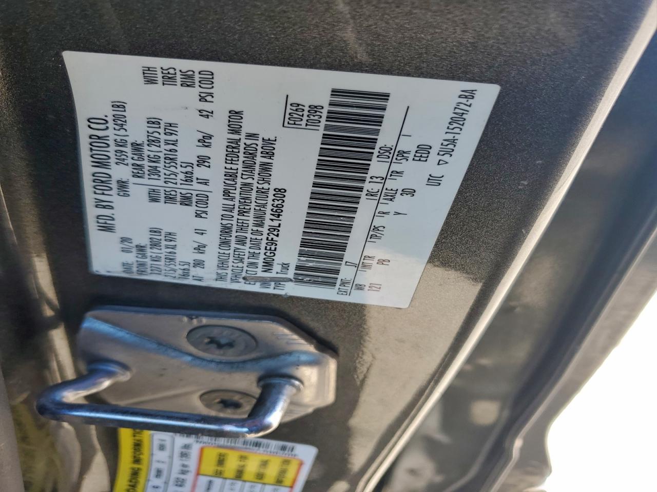 2020 FORD TRANSIT CONNECT