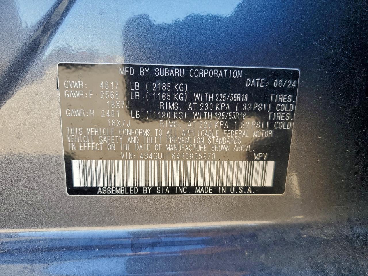 2024 SUBARU Crosstrek