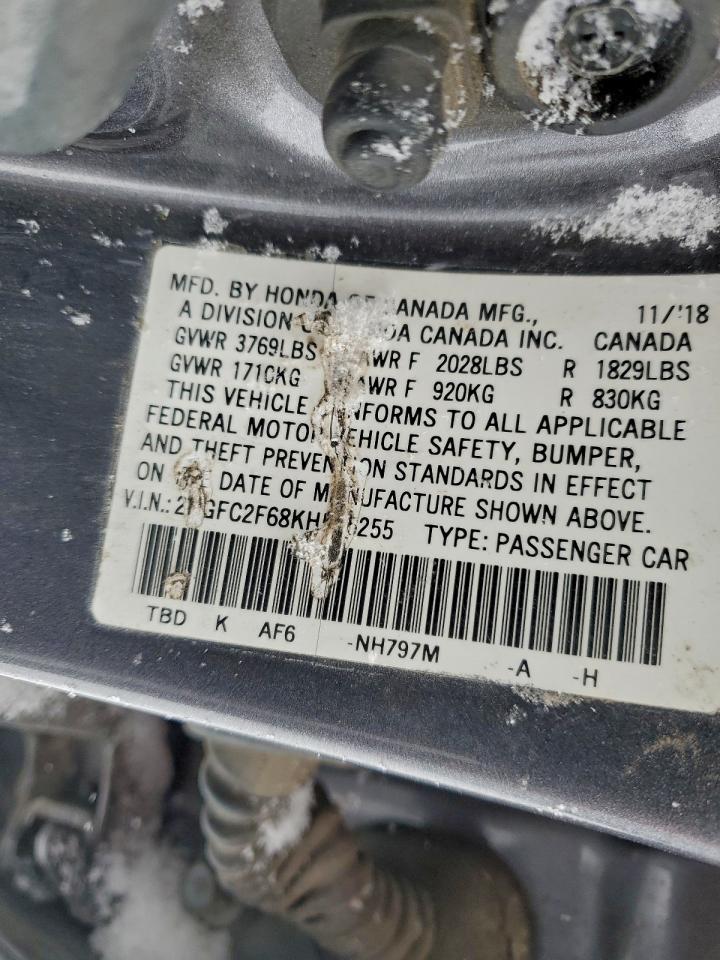 2019 HONDA CIVIC