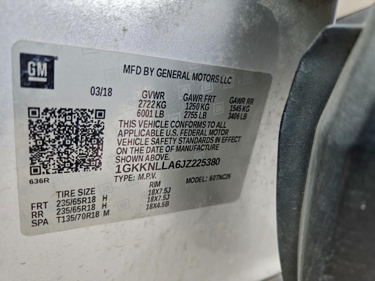 2018 GMC ACADIA