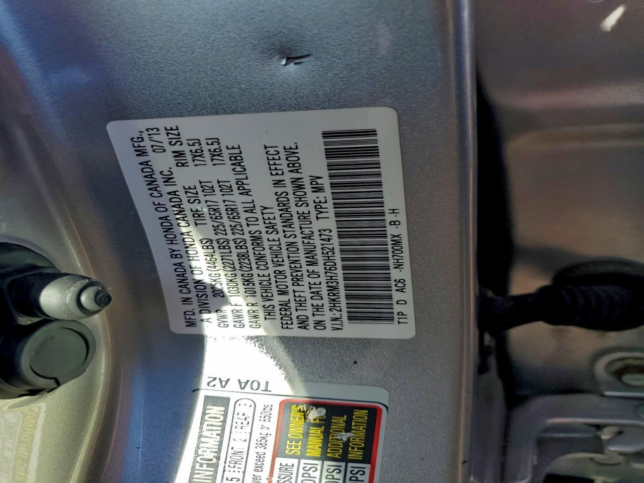 2013 HONDA CR-V
