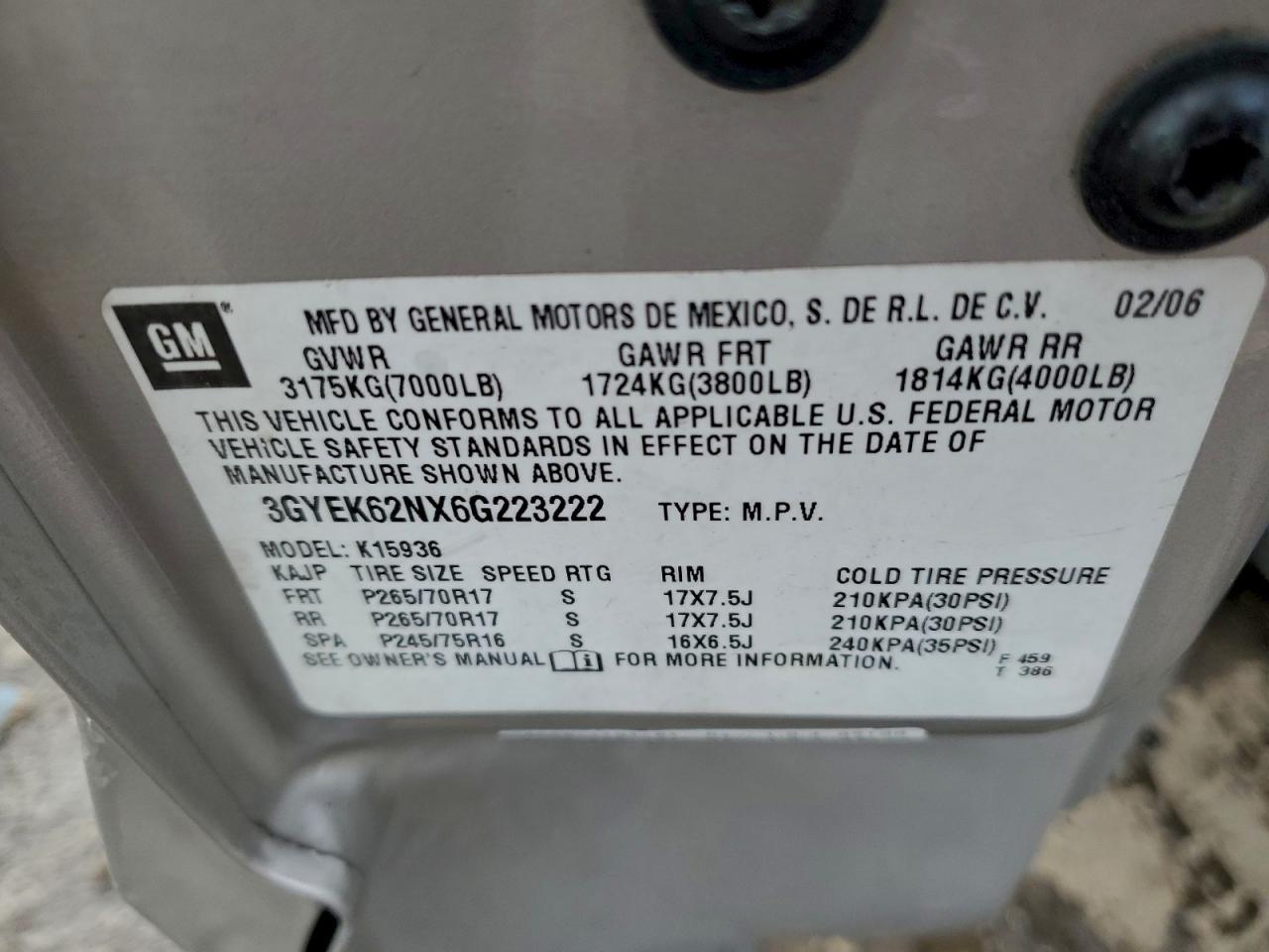 2006 CADILLAC Escalade EXT