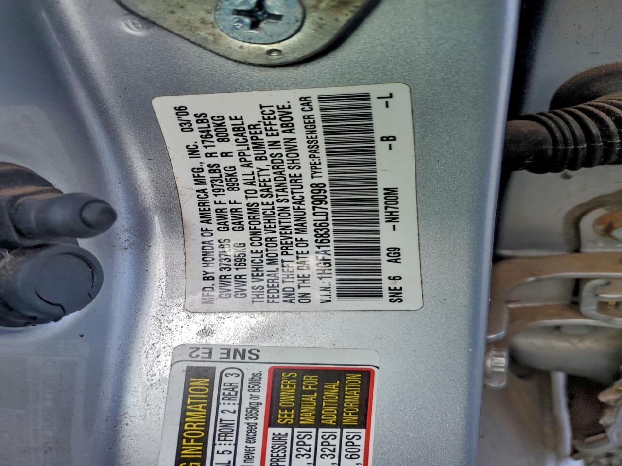 2006 HONDA CIVIC