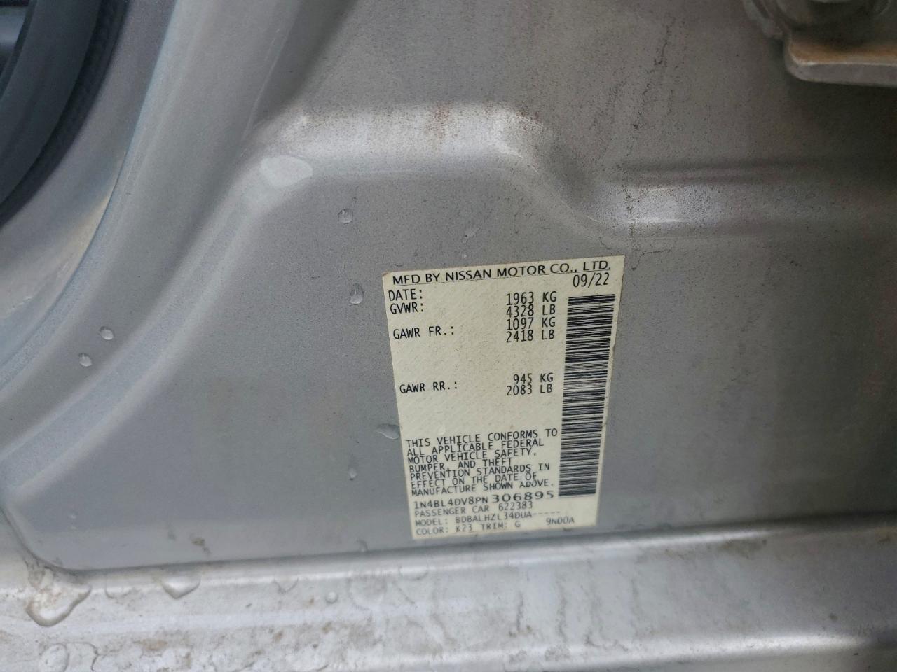 2023 NISSAN ALTIMA